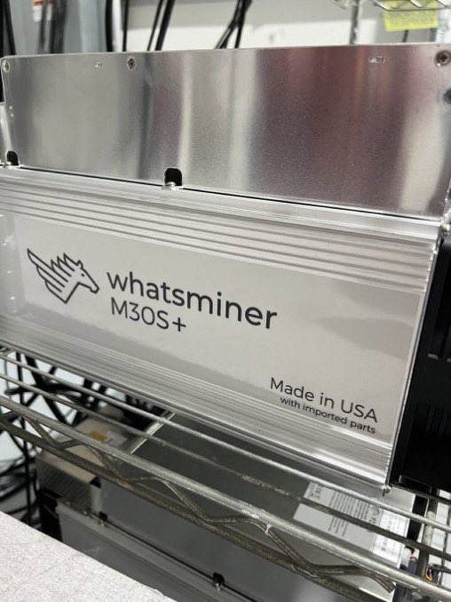 DocumentingBTC's tweet image. ₿REAKING: #Bitcoin mining computers are now made in America  🇺🇸 for the first time!