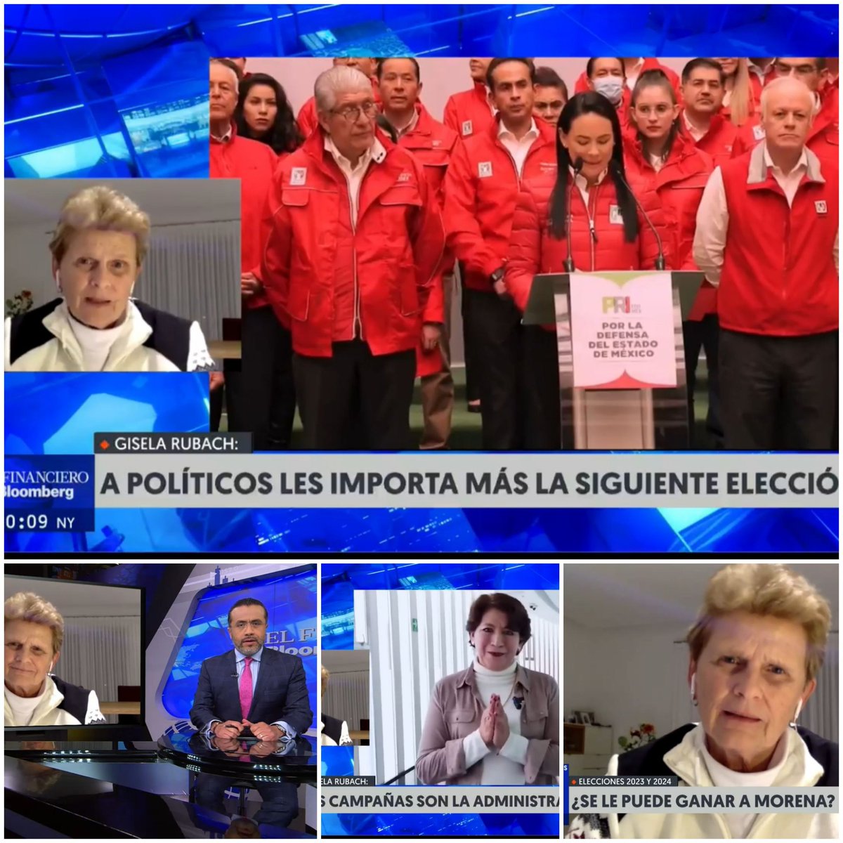 GiselaRubach's tweet photo. Orden disciplina requisitos necesarios en #ElecciónEdomex2023. No es una campaña estatal. Son 125 municipios, sección x sección. Muchas gracias x la invitación  @ElFinancieroTv @JimenezLandin . https://t.co/X26EE1bCrp