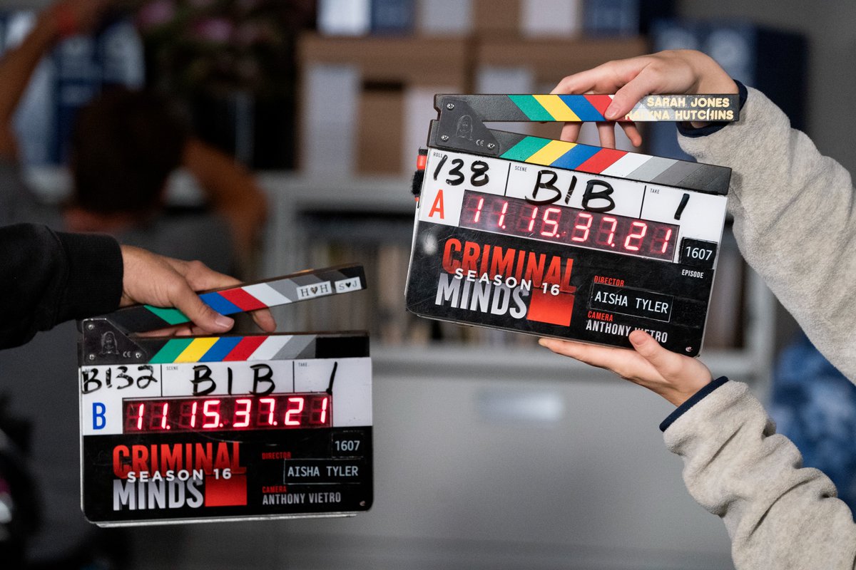 criminalminds's tweet photo. That's Director Tyler to you! #CriminalMinds https://t.co/dOBJPiqz7F
