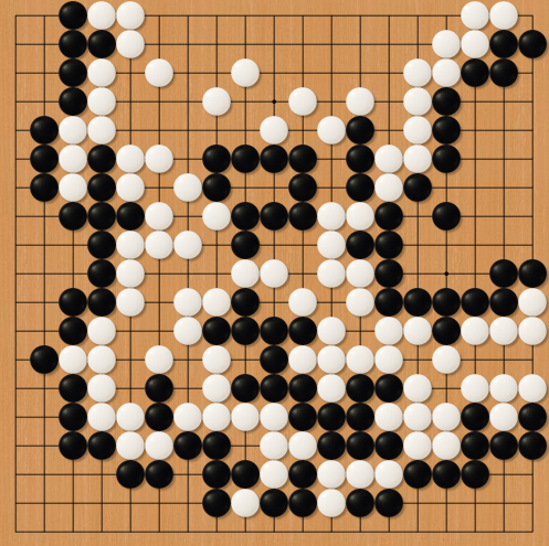 roburs's tweet photo. I tried my best against player from Japan (him in white), and he won by 3.5 points. Very close game. 
#go #gopanda #pandanet #weiqi #baduk #japan #vermontej #vermont https://t.co/ozMwk9J5Ja