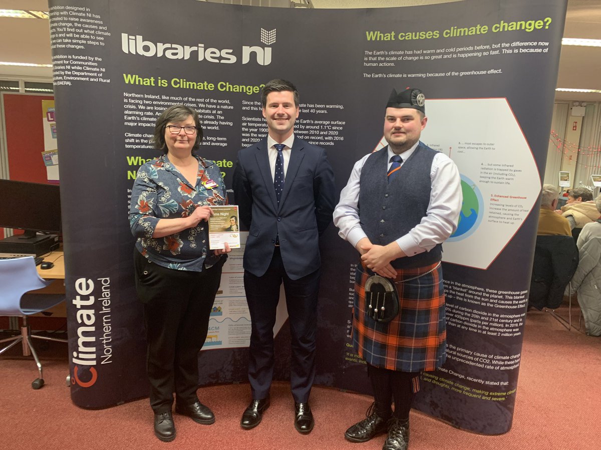 JBuckleyMLA's tweet photo. Just home @BanbridgeLib Annual Burns Night Celebration.
A great display of Ulster Scots culture which is truly alive and well in Banbridge. @UlsterScotsAgen
#UpperBann #community #BurnsNight https://t.co/qlTFjV9I9O