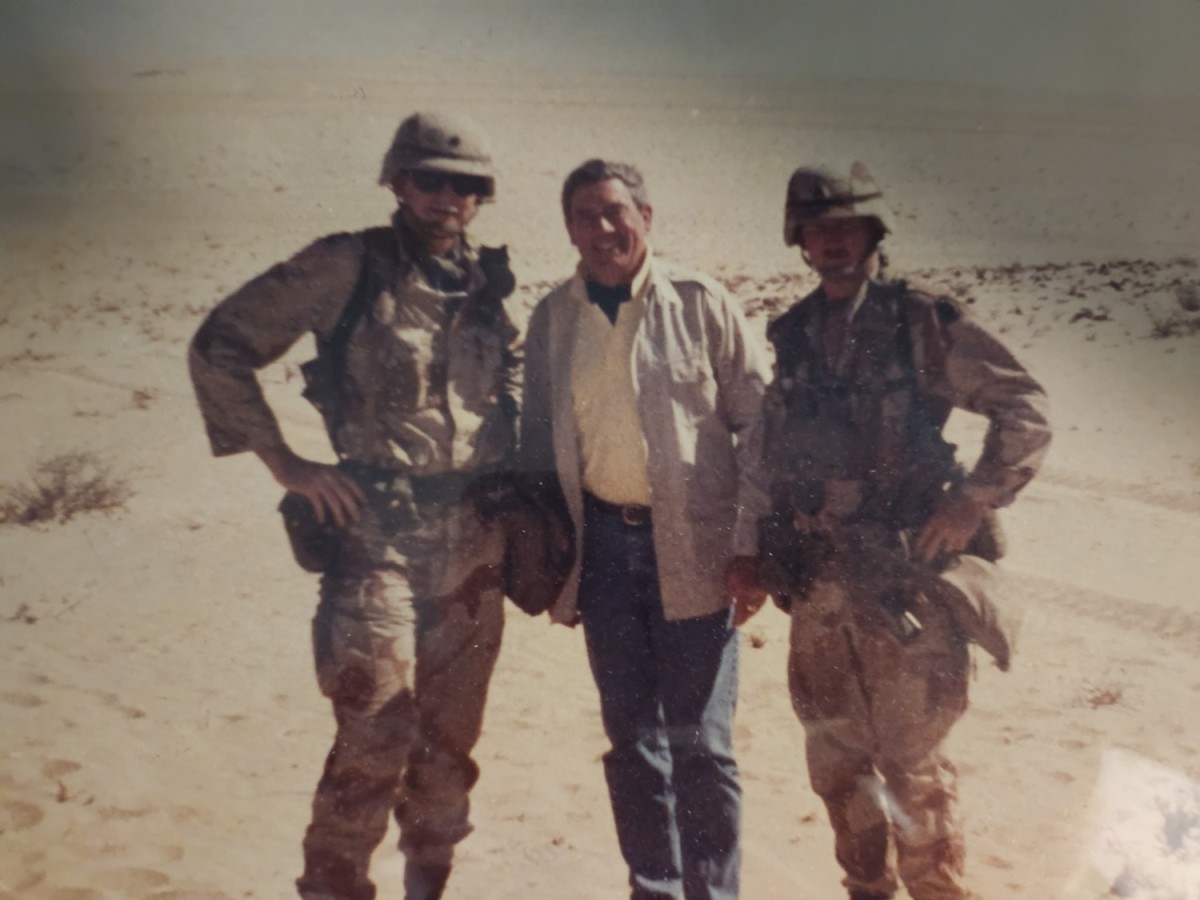 USArmy's tweet photo. With the 32nd anniversary of Desert Storm, former Staff Sgt. Jim Gill reflects on the time he spent #MakingaDifference during the Gulf War.
Read more ➡️ https://t.co/yNFoTqnAyo https://t.co/fdvugNyTvy