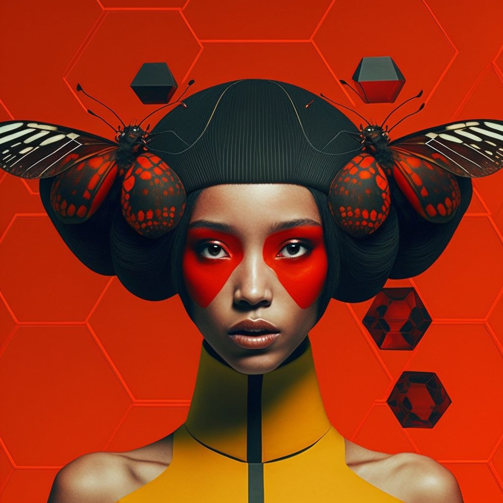 town_in_new's tweet photo. Have a good night sleep!
Butterfly mood!
#geometricglam #AIart #AIIA https://t.co/KmnXZu0hJY