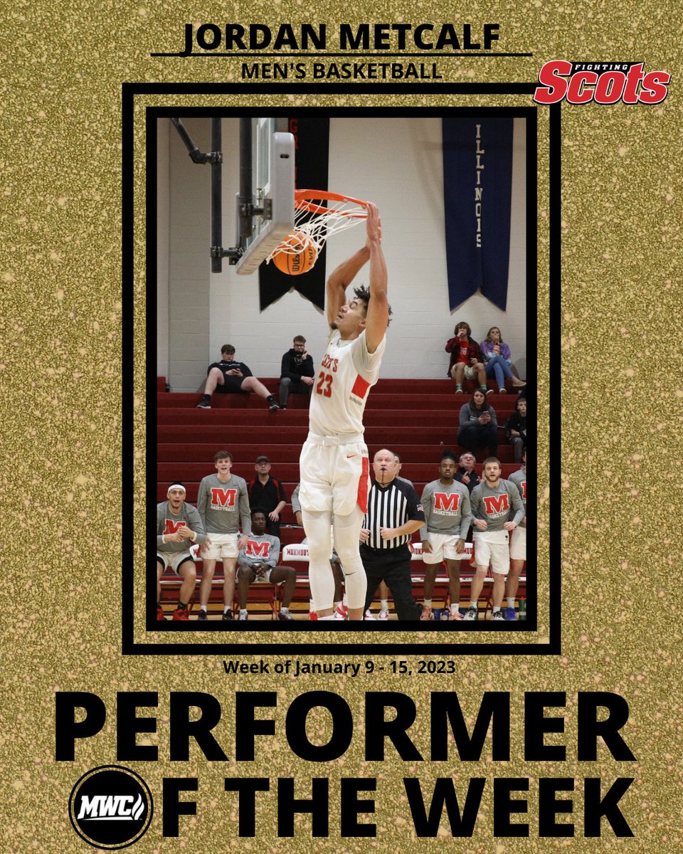 Midwest Conference (@mwcsports) on Twitter photo MWC Men's Basketball Performer of the Week: Jordan Metcalf, Monmouth College <a href="/MCFightingScots/">Monmouth Athletics</a> MWC Men's Basketball Performer of the Week: Jordan Metcalf, Monmouth College <a href="/MCFightingScots/">Monmouth Athletics</a>
