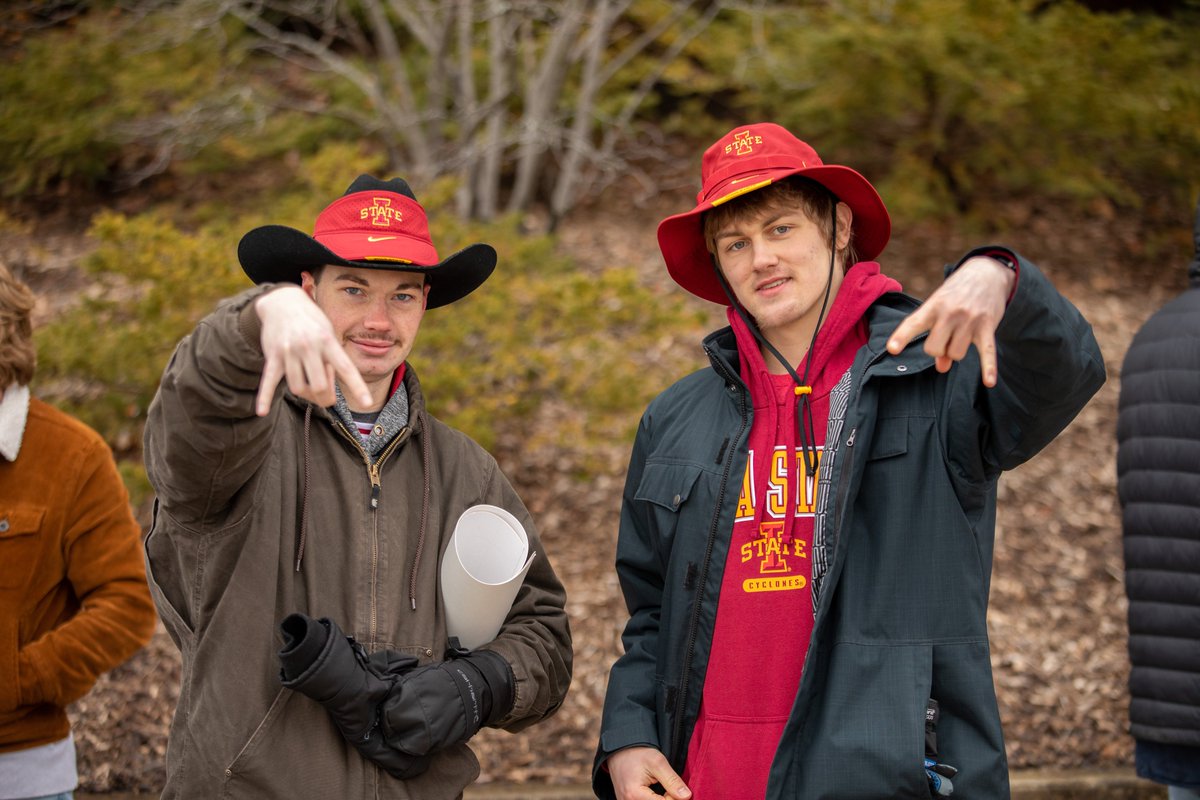 mattvanwinkle's tweet photo. Think Iowa State students are excited for tonight's game? https://t.co/T4SJ2a5qun