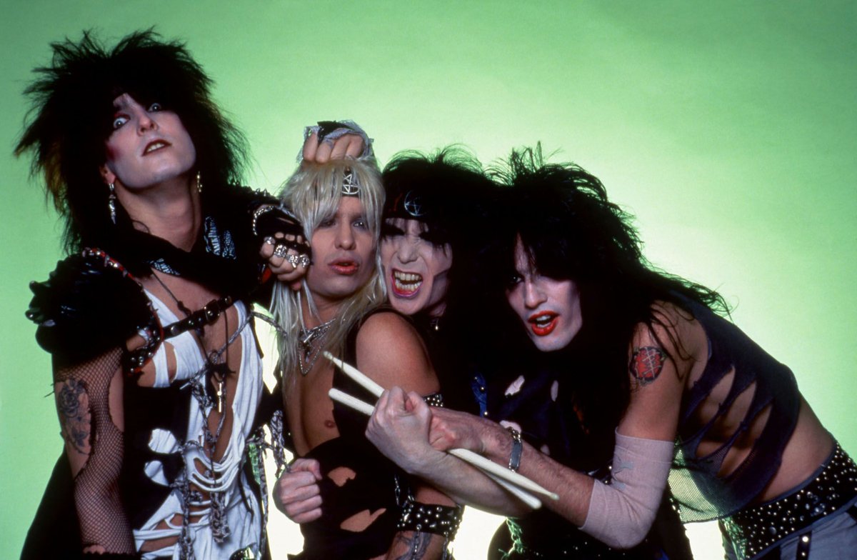 Super70sSports's tweet photo. What odds could you have gotten in 1987 that everybody in Mötley Crüe would still be alive in 2023? https://t.co/P3gO8TkXHm