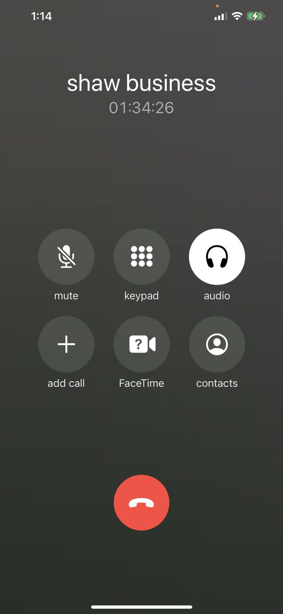 wolcoski's tweet photo. @Shawhelp This is my call.. sitting on hold  trying to talk to someone = 
It really is annoying.. I should be working right now https://t.co/r8W0VRRMVo