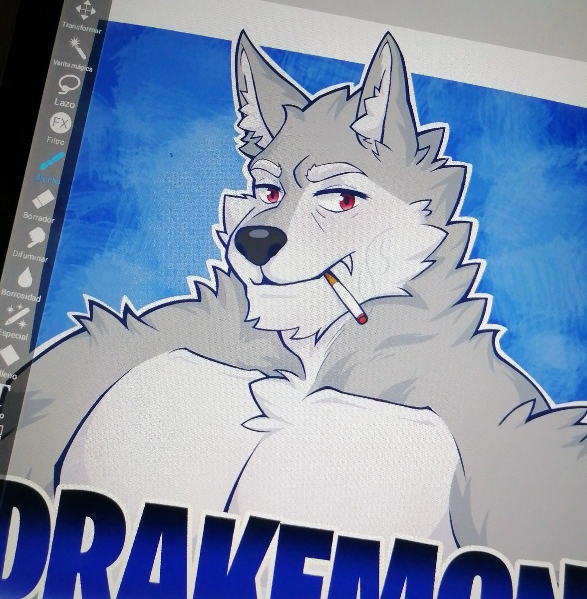 Koppanki_'s tweet photo. Working on a gift for a friend 😎😎 .
.
#bara #furry #digitalart https://t.co/EJlHREUCB3