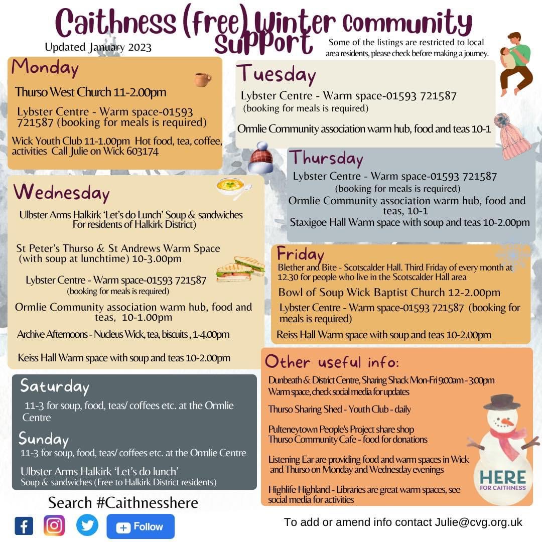 CaithnessVolGrp's tweet photo. Community support #caithnesshere https://t.co/eggLmKGDCa