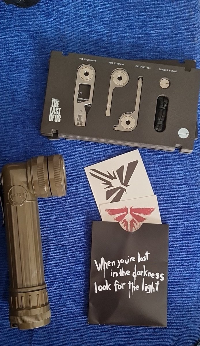 lizziethat's tweet photo. #TheLastOfUs here making sure I survive any zombie apocalypse coming my way, thanks to this special gift from HBO. Still not sure I'd make it, but at least now I can try! @TheLastofUsHBO  #HBOPartner https://t.co/o7hZfSCm4J