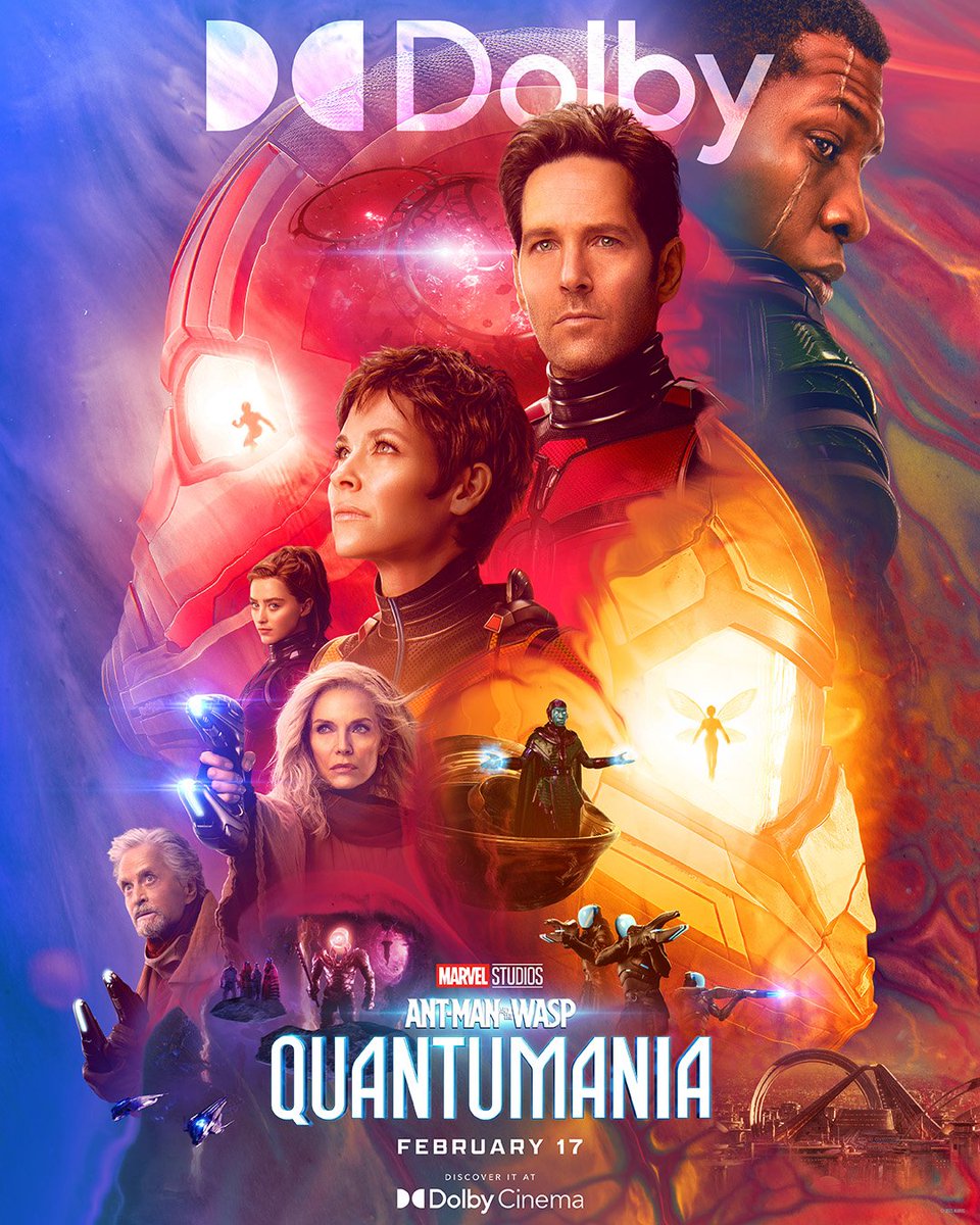 dantissteeve's tweet photo. #MarvelStudios
AntMan And The Wasp Quantumania - Official Dolby Poster In theaters February 17 #Kang #AntMan #TheWasp
#HankPym #CassieLang
#JanetVanDyne
#KangTheConquerer #AntManAndTheWaspQuantumania #antman3 #antmanandthewasp #Marvel #Disney #Disney100 https://t.co/0NQF5VodLH