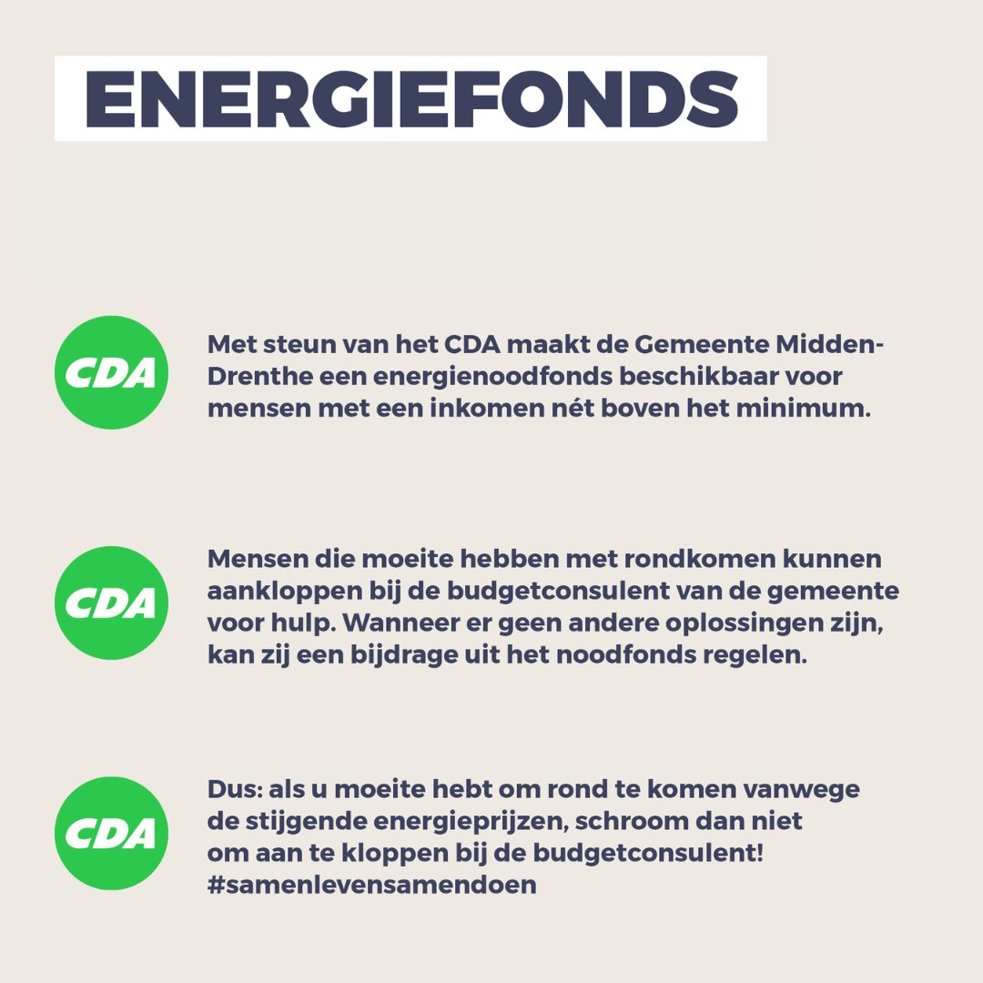 CDAMidDrenthe's tweet photo. #samenlevensamendoen https://t.co/CLIqTOo2kt