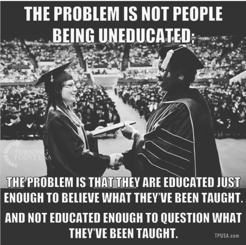 John_Hurrey's tweet photo. The woke culture started in the indoctrinated education system. The corrupt socialist have infiltrated our Country from within to get us closer to their new world order reset. 🙏🇺🇸 https://t.co/Lj30MPLjmw