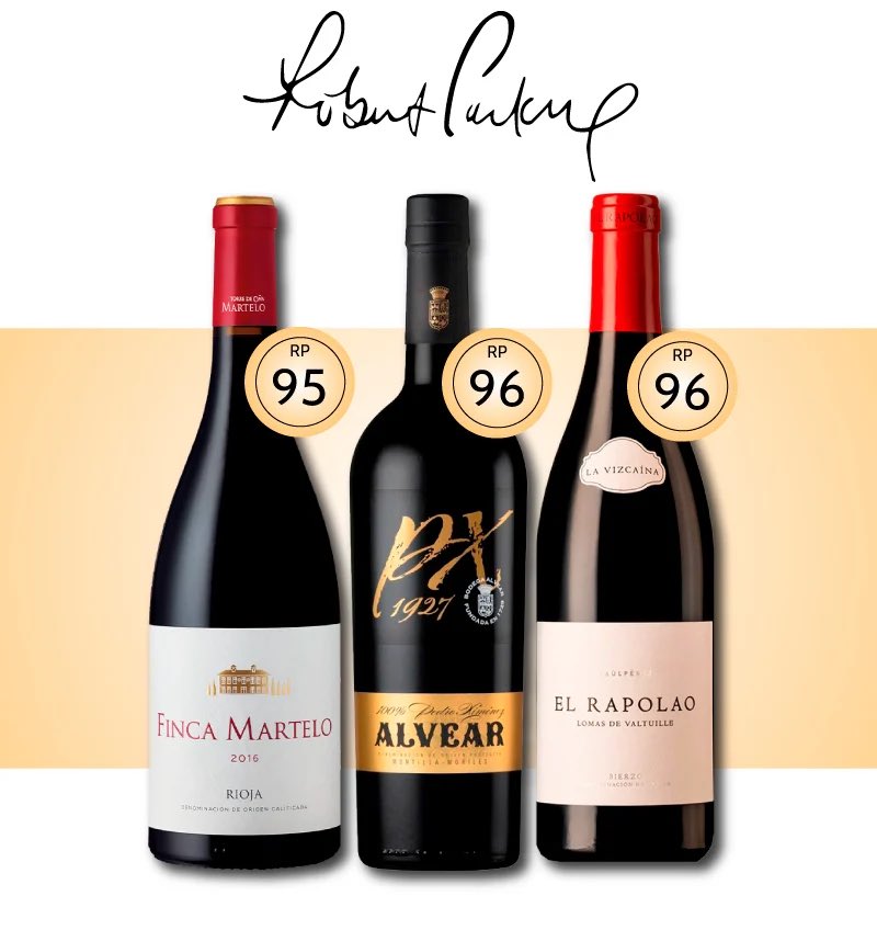 🍷3 vinos con más de 95 Puntos Parker🤙🏻 Te esperan en enbotella.com