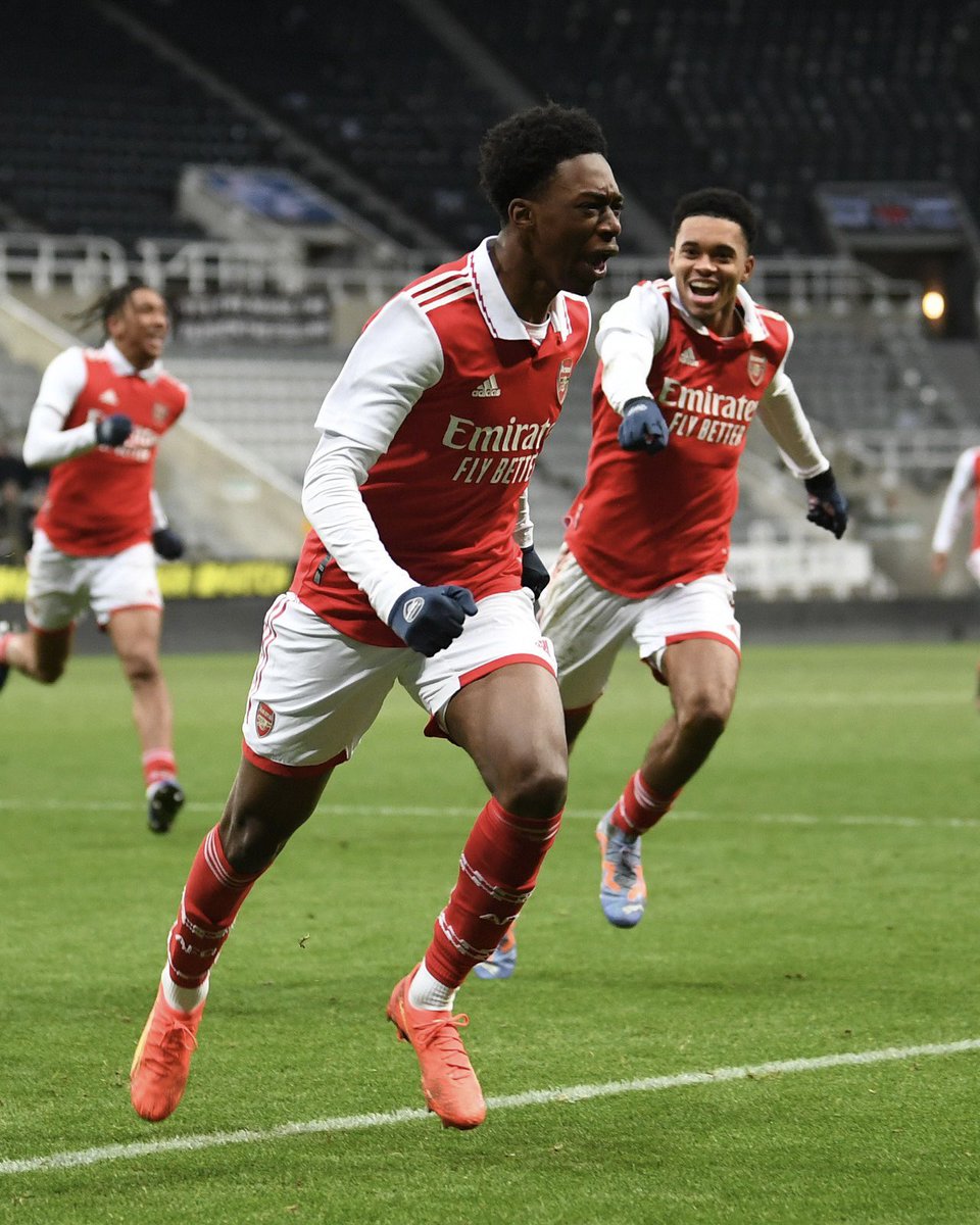 ArsenalAcademy's tweet photo. There’s nothing better than a late winner in a cup game 😍

#AFCU18 | #FAYouthCup https://t.co/0ztD6j2lmm