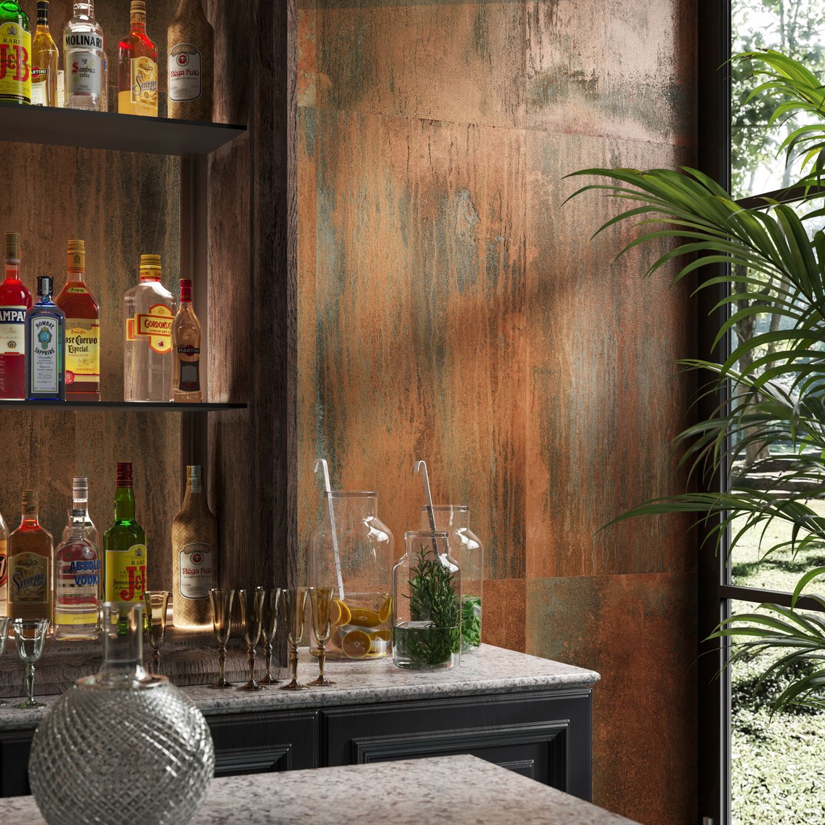 CeramicsOfItaly's tweet photo. For #ItalianTile manufacturers, #ceramic has become a blank canvas for artistic expression. This was extremely evident at #Cersaie2022, where companies hopped on the #NewNaturals trend, showcasing high-definition digital interpretations of nature. #TileTuesday #CeramicsOfItaly https://t.co/7ZGJyQqndP