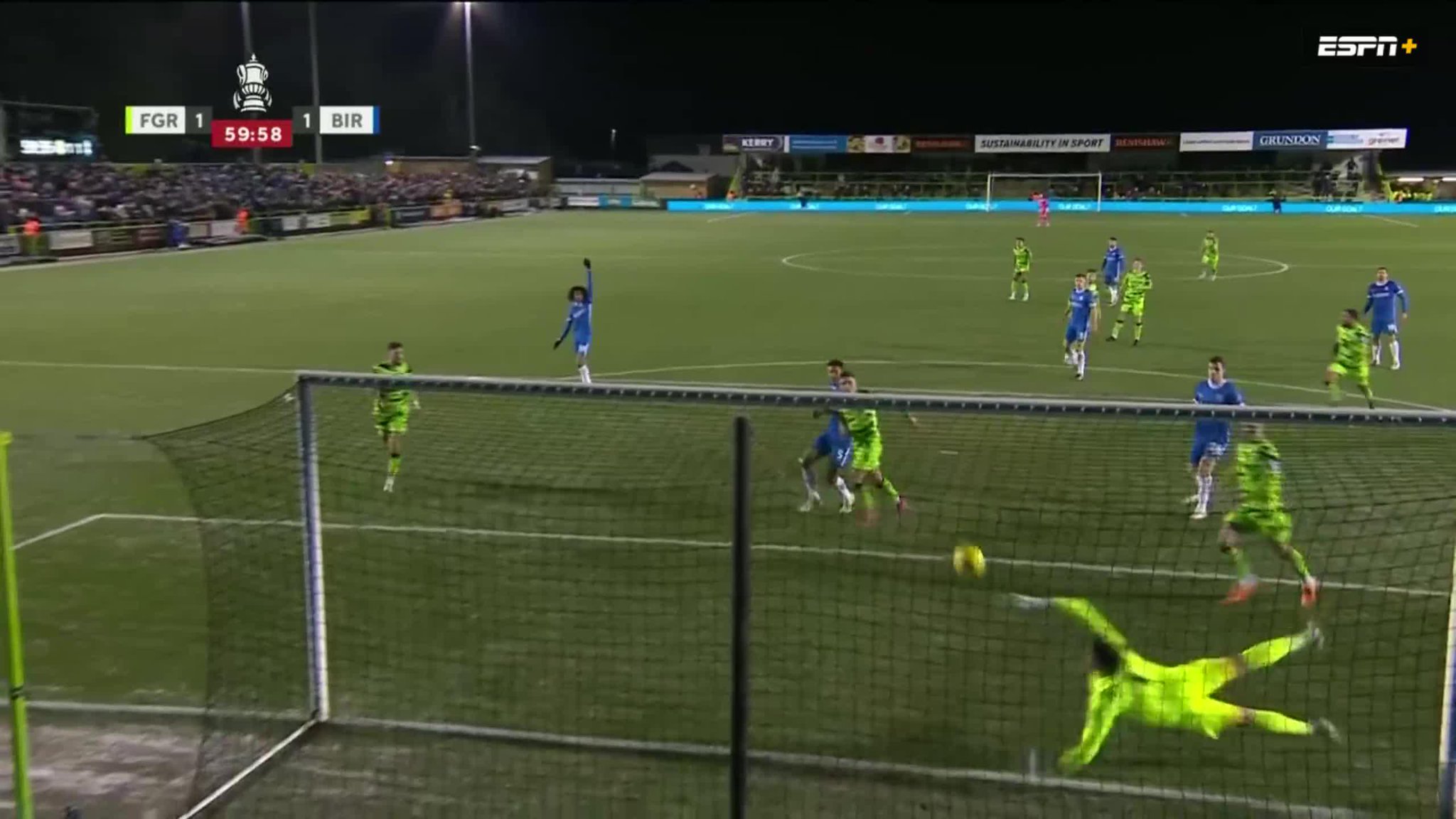 This double save from Neil Etheridge 😱 @ESPNPlus”