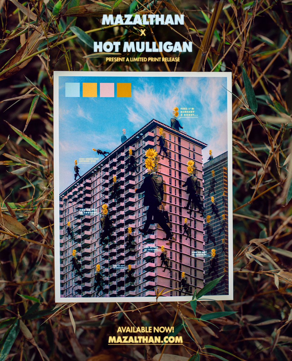 Mazalthan's tweet image. Mazalthan X Hot Mulligan limited edition “Drink Milk and Run” prints are AVAILABLE NOW! 🌻

mazalthan.com