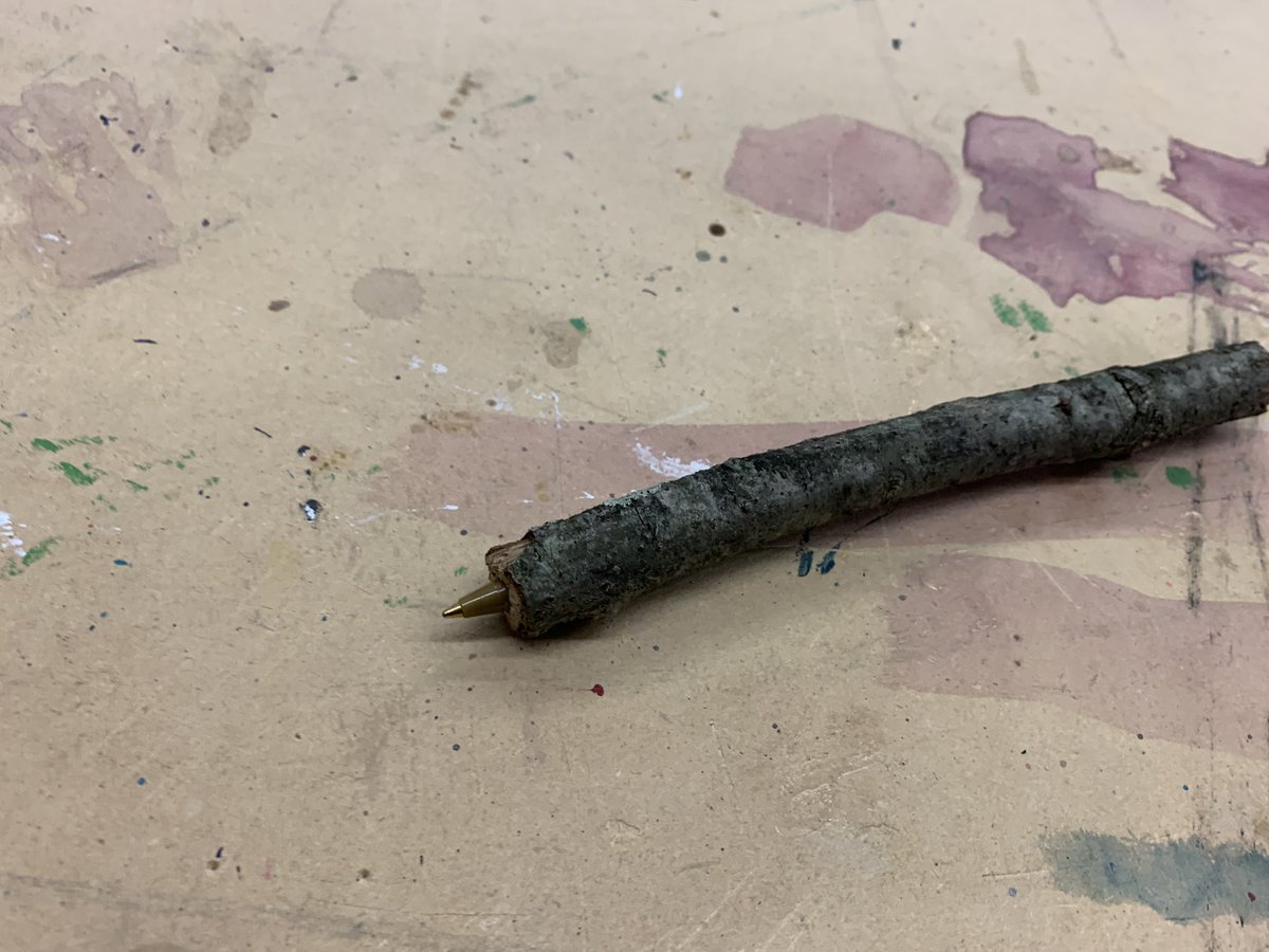 SpartanSOT's tweet photo. Today our students made custom pens using wood and were able to make their own design using laser engraving! https://t.co/5cWIsBkbH3