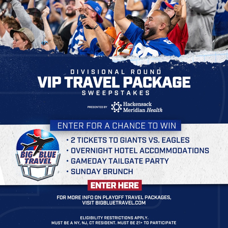 Giants's tweet photo. We need YOU in Philly 🙌

Enter for a chance to win the ultimate VIP package ⤵️
