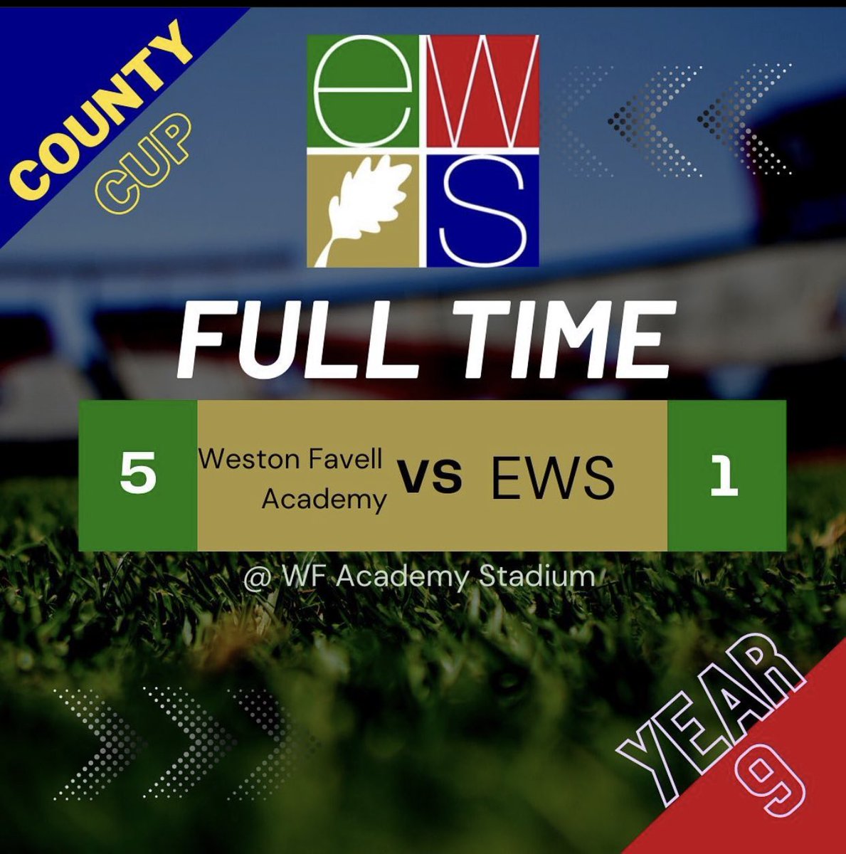 EWSPEdept's tweet photo. Sadly the boys are out of the cup but the score line in no way reflects the game.  It was James that got the goal and gets the Inchley/Rodway MotM.   Next game… North V South in the league. #schoolfootball #scorelineflattersthem #qualityfootball #EWSPE @WestonFavellGAT https://t.co/ryV6O49usJ
