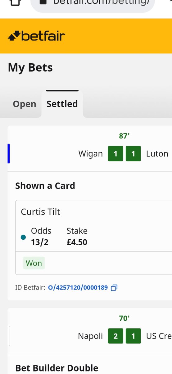 Channavaro's tweet photo. @TheCardDealer Thank you!  Got on  in-play https://t.co/ZydJ8s8cMg