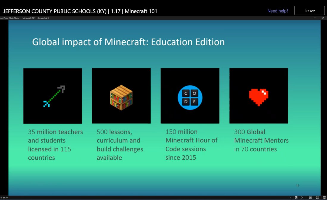 JCPS_JackBosley's tweet image. These are impressive stats from our @PlayCraftLearn PD tonight!  #JCPSDIgIn