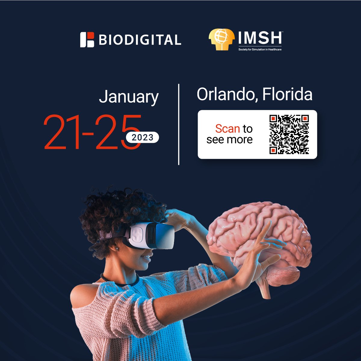 biodigitalhuman's tweet image. Visit us at #IMSH in booth 956, where we will be demoing the BioDigital Human in #interactive3D and in #virtualreality. Come experience the @SmileTrain Virtual Surgery Simulator and the entire BioDigital platform.