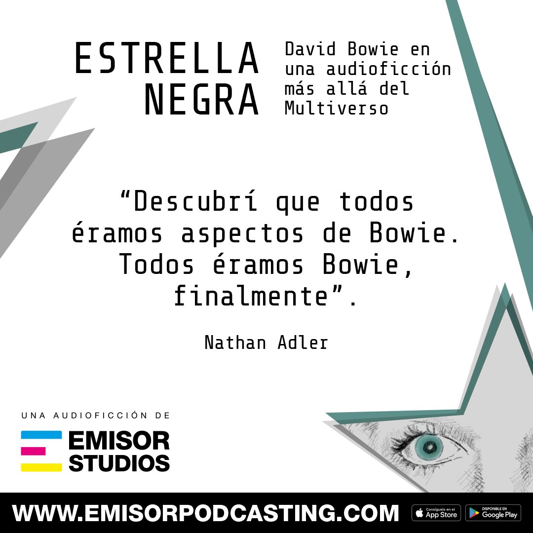 Emisor Podcasting (@emisorpodcast) on Twitter photo ¿Quién o quiénes pueden ser #DavidBowie? Descúbrelo en #EstrellaNegra, donde <a href="/franciscamusic/">Francisca Valenzuela</a> y <a href="/matioviedos/">Matías Oviedo</a> van más allá del multiverso. Escúchalo acá: bit.ly/3XtXtiX🎧 ¿Quién o quiénes pueden ser #DavidBowie? Descúbrelo en #EstrellaNegra, donde <a href="/franciscamusic/">Francisca Valenzuela</a> y <a href="/matioviedos/">Matías Oviedo</a> van más allá del multiverso. Escúchalo acá: bit.ly/3XtXtiX🎧
