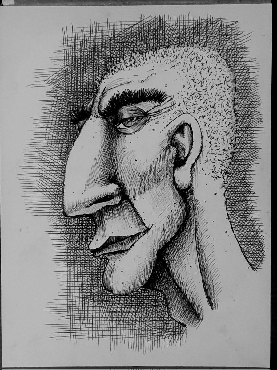 pisceanpaul's tweet photo. Caricature sketch 

#TrendingNow #Trending #Artchivist #drawingart #picoftheday #illustration #sketch #Sketching https://t.co/xyndreJ10V