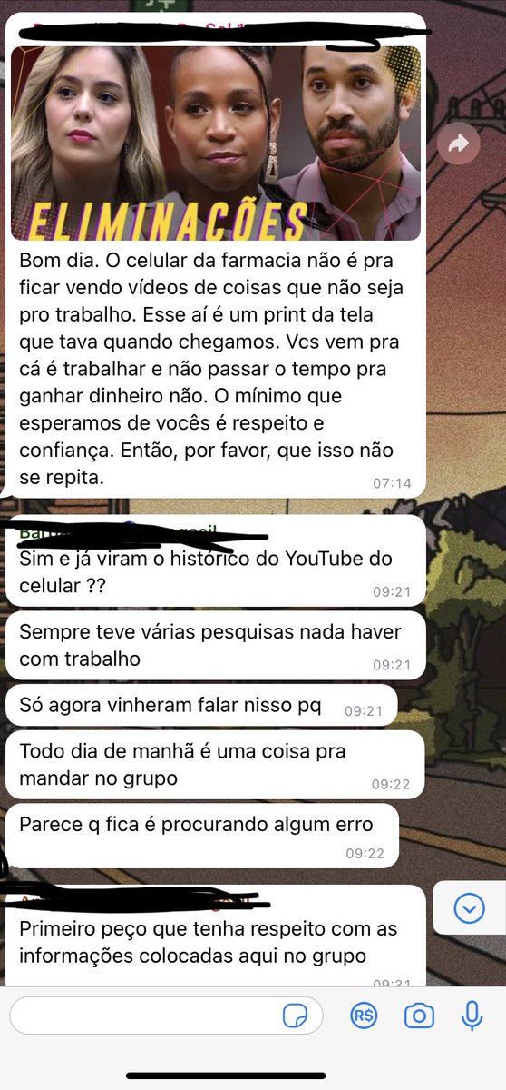 r_vieir4's tweet photo. BBB mal começou e já causou treta no grupo de trabalho 😂 #BBB23 #moscanobbb https://t.co/0gSyu3ZSod