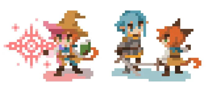 smol heavensward wol 2#pixelart #ffxiv 