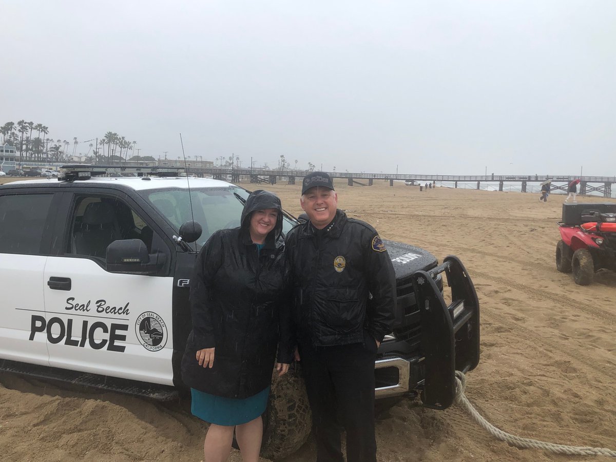 TeamKatiePorter's tweet photo. I'm grateful for the first responders who are keeping Californians safe in the series of storms ravaging our state. This weekend, I met with local officials to assess storm damage in Orange County and discuss how we can continue working together to help our community recover. https://t.co/V6dW4MwPU7