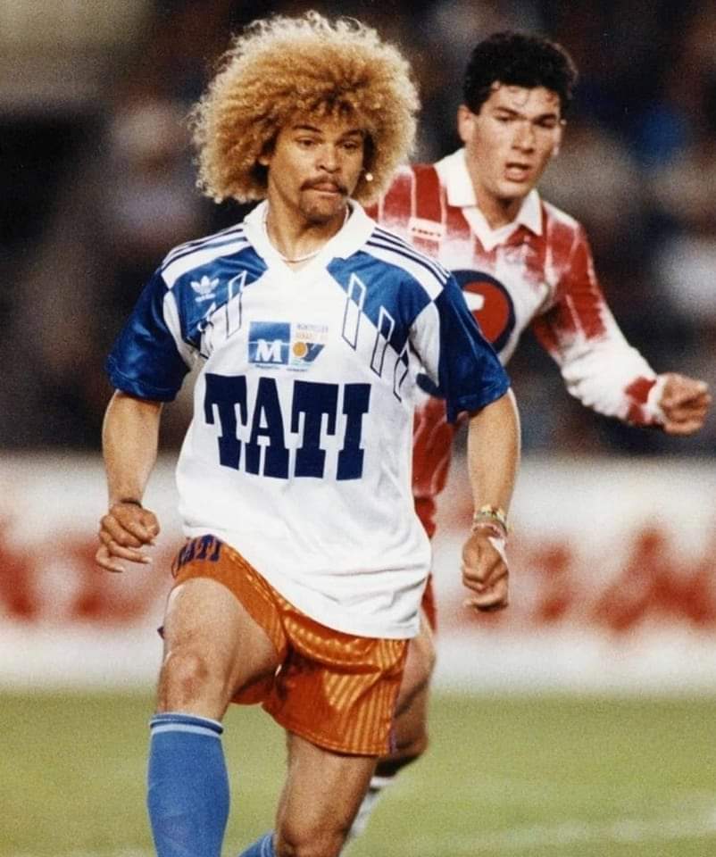 OldSchoolPanini's tweet photo. Carlos VALDERRAMA vs Zinedine ZIDANE
Montpellier vs Cannes 1990-91 🇫🇷 https://t.co/G4qOsznney