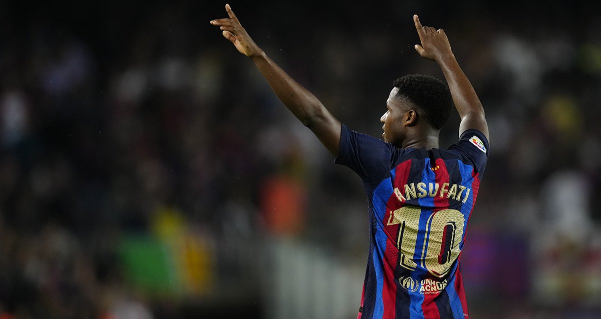 BlxckNews's tweet photo. ‼️SORTEO‼️

Si Ansu Fati marca gol frente al Ceuta, sortearemos su camiseta entre todos los que den RT a este tweet y sigan a @EspacioBarca y a @BlxckNews. https://t.co/ilqH9ZQ71L
