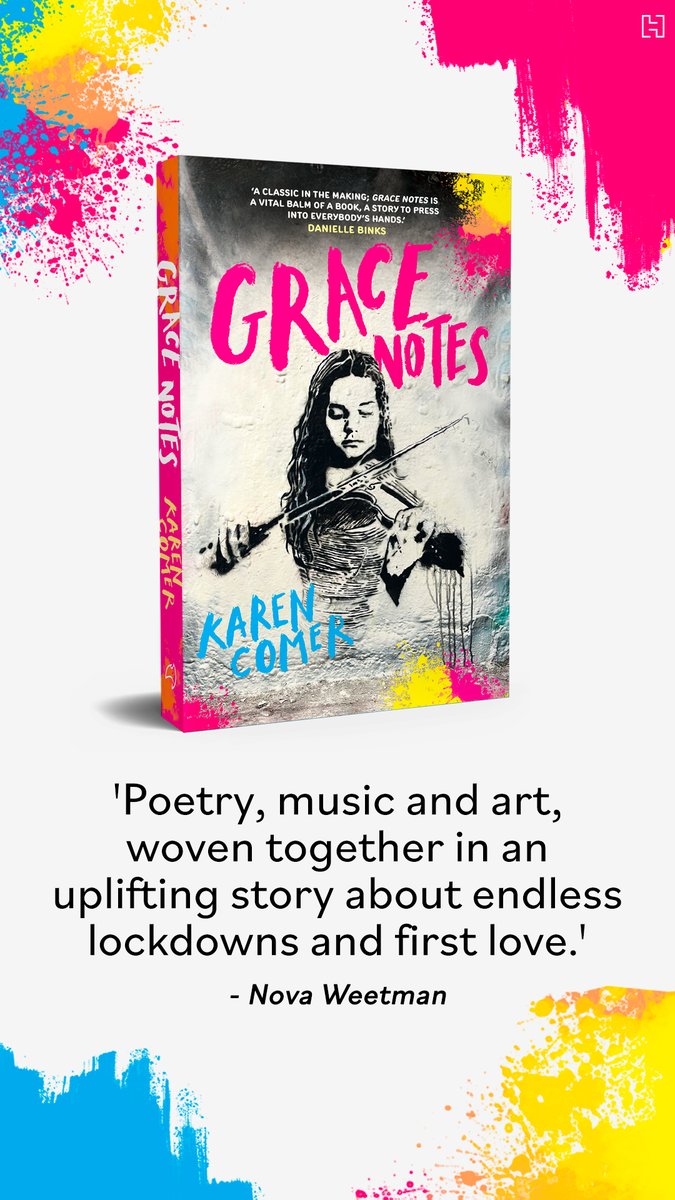 KComer_writer's tweet photo. Two weeks until Grace Notes is out in the world on Feb 1st! So excited to share my debut YA verse novel about Grace, a talented violinist, and Crux, an aspiring street artist! https://t.co/eDS4JCgG6K