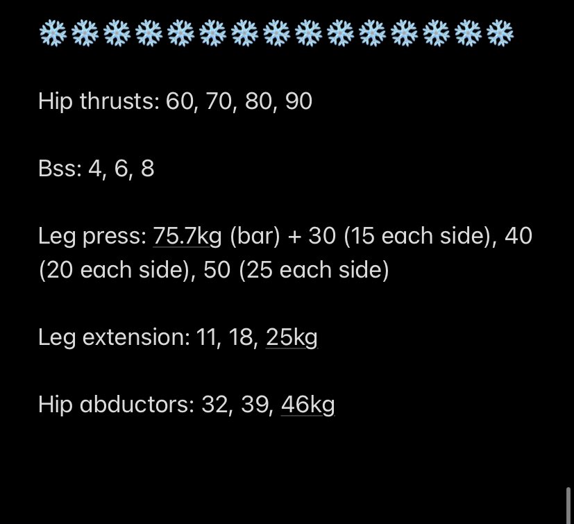 baddiegonzalez's tweet photo. Day 3: glutes (13/01/23) https://t.co/H2nDJEIO92