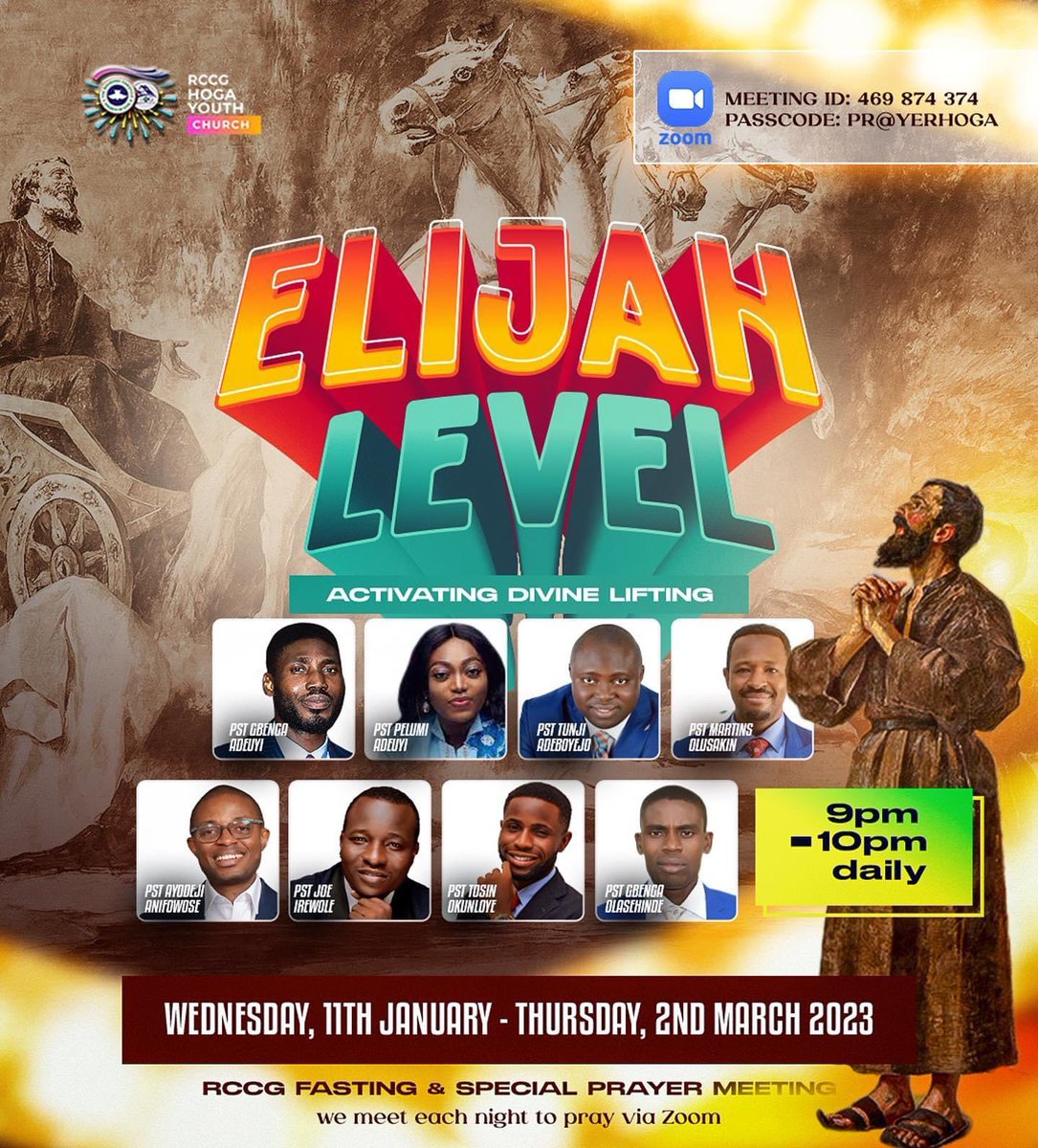 GbengaAdeuyi's tweet photo. #TheElijahLevel #Fasting #Praying #Supernatural #Year2023 #RCCG https://t.co/yS2ZDxTjj9