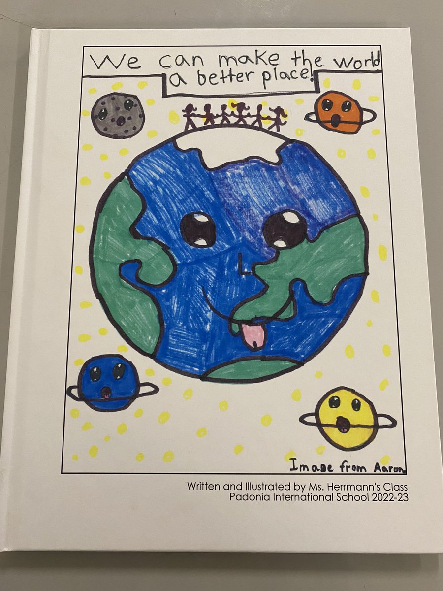 Wow! Our @PadoniaPride scholars published a book about how we can make the world a better place. Thanks @JSHarpster1 for introducing me to @studentreasures 🌎♥️