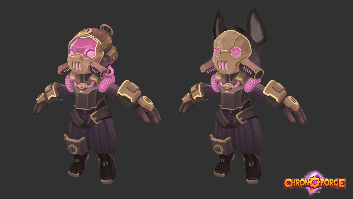 playchronoforge's tweet photo. ⚔ Dev Update ⚔

🛠 Engineers tinker in their workshops gearing up for battle ⚙

💥In the Age of Madness new armour sets must be forged to survive the thundering Chronos storms 🌩  

🚀 Sneak peeks https://t.co/Giwtj11kqd https://t.co/KV1enotkFT