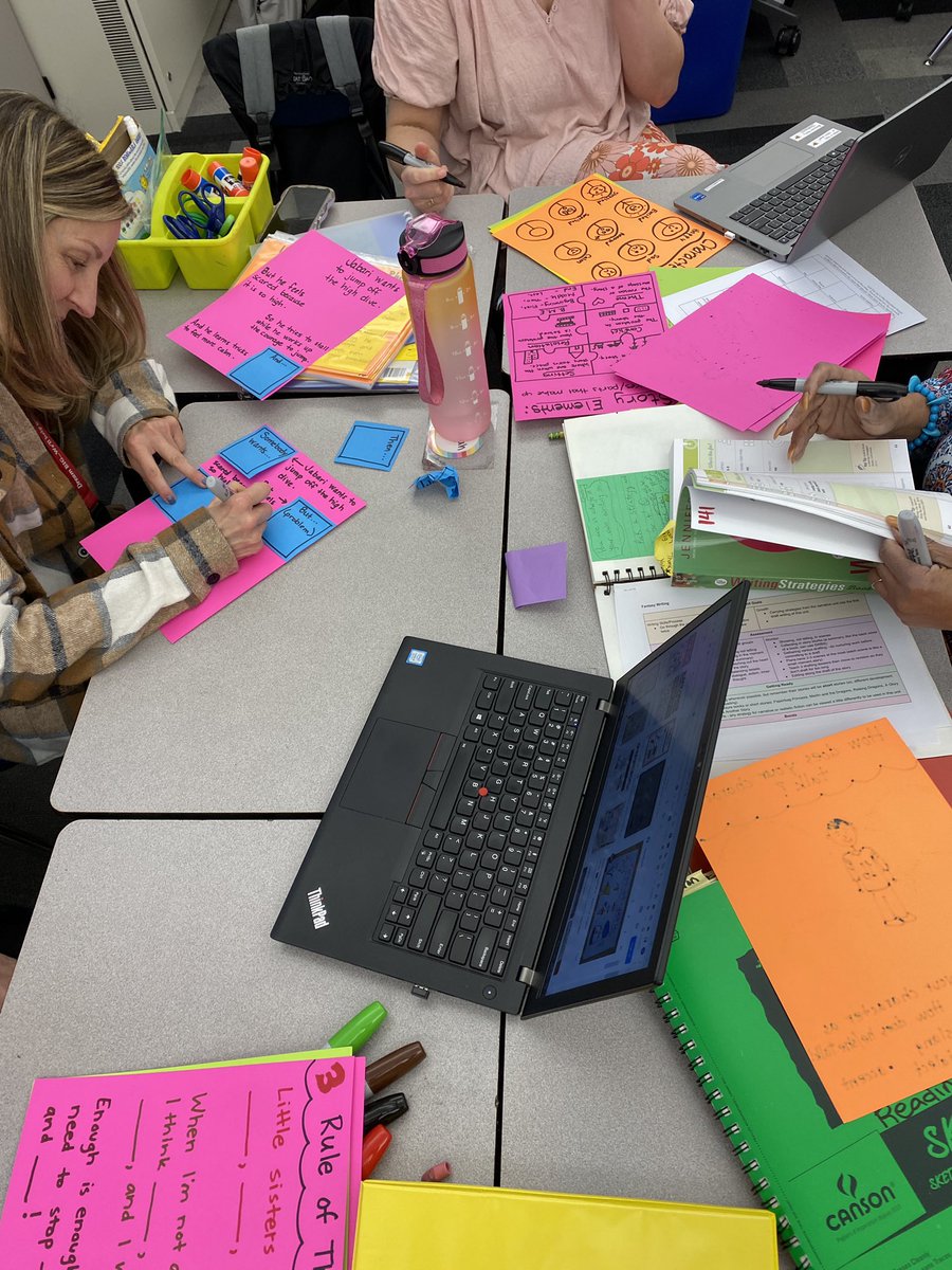 KateRBPS's tweet photo. 4th grade Ts worked on creating realistic fiction tools to add to their toolkits today at PLC. Creating tools with Ss in mind helps the toolkit be responsive to Ss’ specific needs. @rbmsROCKETS #RBBisBIA https://t.co/QTfxpsuymF