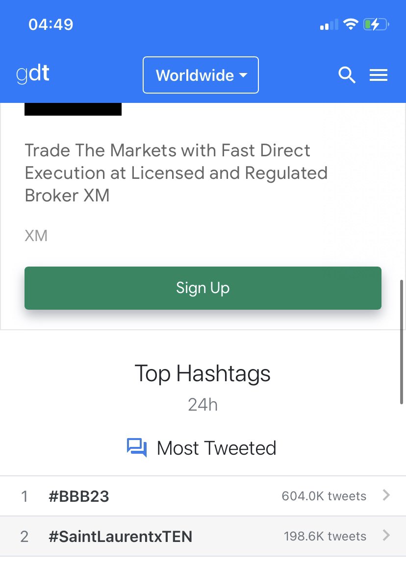 ทุกโคนนนนนนน ตอนนี้แท๊กขึ้นมาที่สองเทรนโลกแล้วววววว ทุกคนทำดีมาก ถ้ารักษายอดทวิตเท่านี้ต่ออีก 1 ชั่วโมงที่ 1 เทรนโลกมาแน่ #SaintLaurentxTEN