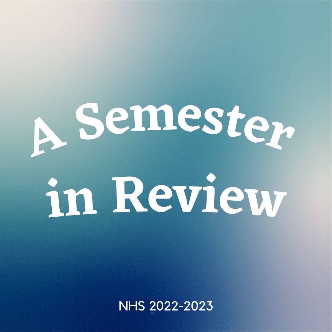 NASHNHS's tweet photo. The clock is counting down for our second semester seniors! Take a look at the slides attached for some quick facts on our first semester. Reminder to all members: NEVER STOP VOLUNTEERING! While you may have surpassed the limit, keep going! We are on track to set an NA record😻🥇 https://t.co/xgaFE7fbHV