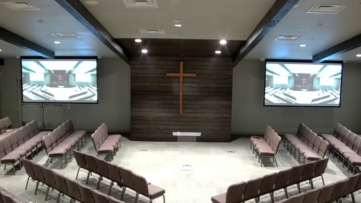 VideoReality's tweet photo. Thinking about upgrading your House of Worship A/V Systems? Video Reality can help! Take a look at one of our most recent House of Worship A/V upgrade at Central Church Fellowship of Believers in Sulphur, OK. https://t.co/8W803AM0il