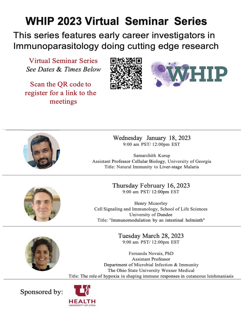 REMINDER! First seminar of the Virtual seminar series leading up to WHIP is tomorrow! Zoom links went out this morning, sign up now if you forgot I'll check the form in 4 hours again! docs.google.com/forms/d/1kBHkc…