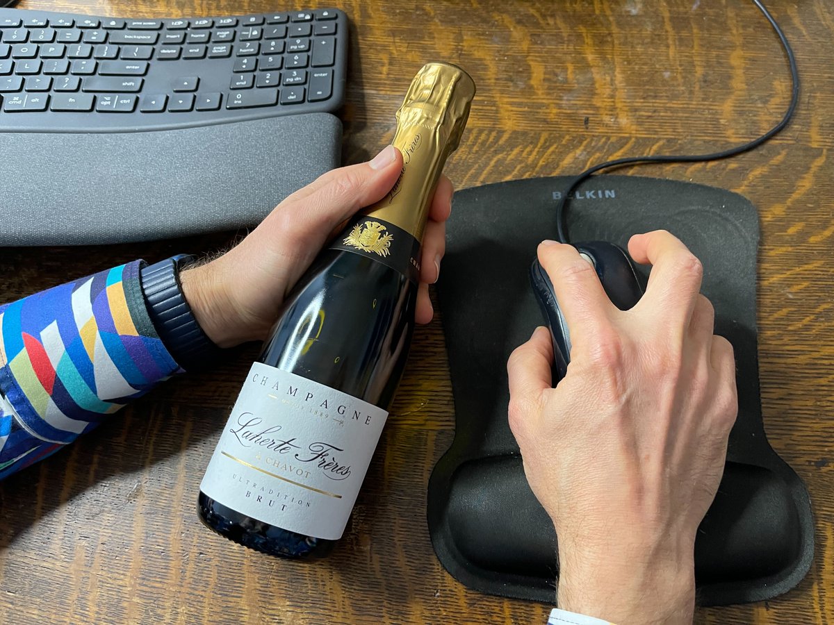 I am thrilled to announce that I submitted my final book manuscript to my publisher for “The Digital Transformation Roadmap: Rebuild your organization for continuous change” (to be published later this year).
[Photo: me celebrating after clicking "share" on my Dropbox folder!]