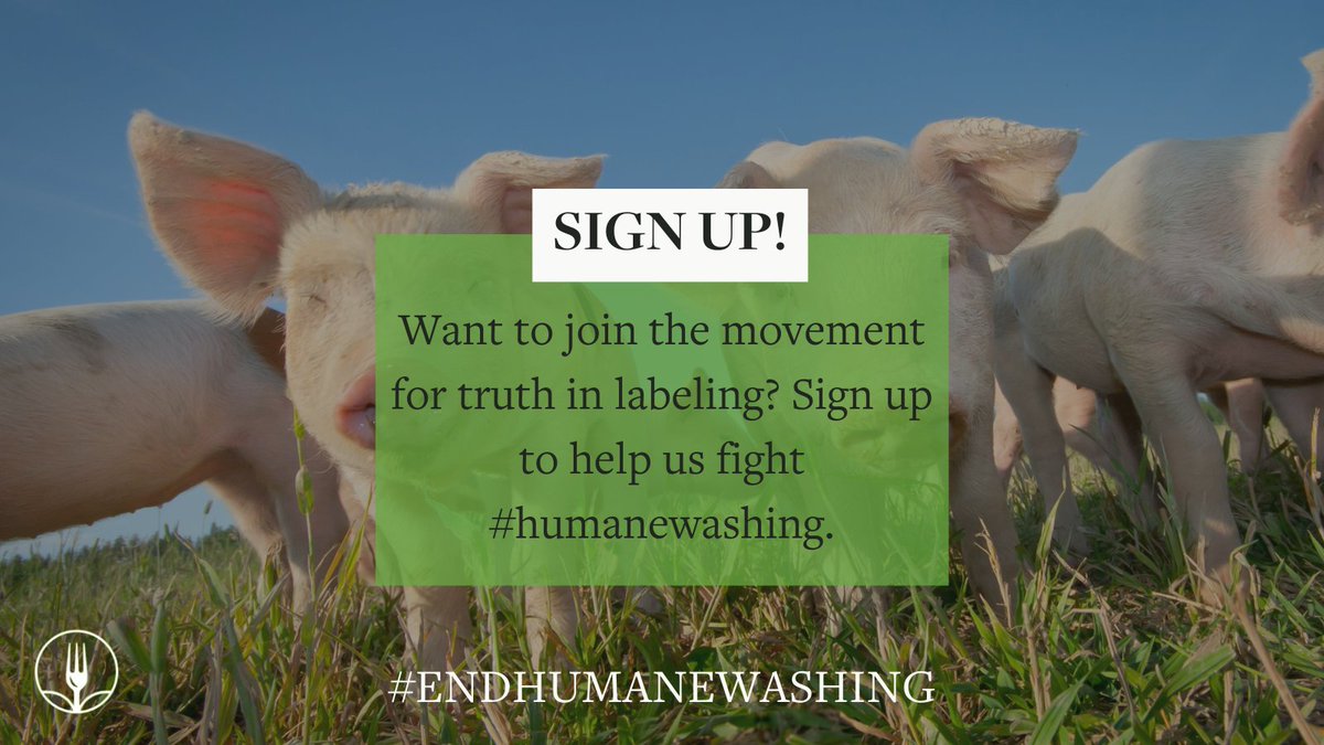 FarmForward's tweet photo. Want to join the movement for truth in labeling? Sign up to help us fight #humanewashing: join our e-mail list for the latest news, action alerts, and resources.
https://t.co/GvJM3kgXFZ
#EndHumanewashing https://t.co/X6YU6l5SQy