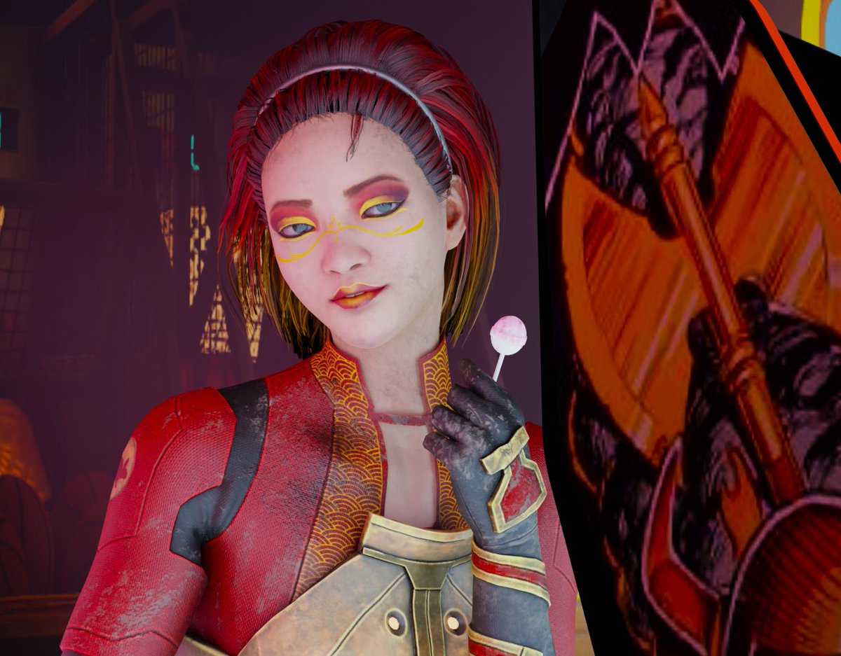 wheezerboi123's tweet photo. sorry but BHVR actually did a great job on this recolour, the colours and makeup is 10/10 #fengmin #dbd #DeadbyDaylgiht #DeadbyDaylightfanart https://t.co/TmA3NWFByu