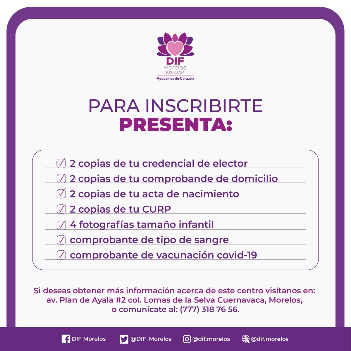 DIF_Morelos's tweet photo. ¿Sabías qué?🧐
Para mejorar la calidad de vida de las personas adultas mayores, contamos con el Centro de Atención Gerontológica del Estado de Morelos (#CEAGEM), un espacio destinado al desarrollo de las personas con más de 60 años.
¡Conoce más!👇 https://t.co/KPATrEV5Ie