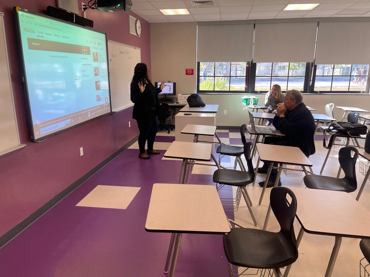 ShenandoahMS's tweet photo. Thank you to our district Math Department, both Mr. Darby and Ms. White, for providing our two new Algebra 1 and Pre-Algebra teachers with support from SAVVAS &amp; Big Ideas Math. #SMSMath @MDCPS @MDCPSMath @MDCPSCentral @SuptDotres @miamimagnets @MariTereMDCPS https://t.co/Wh542AOPVm